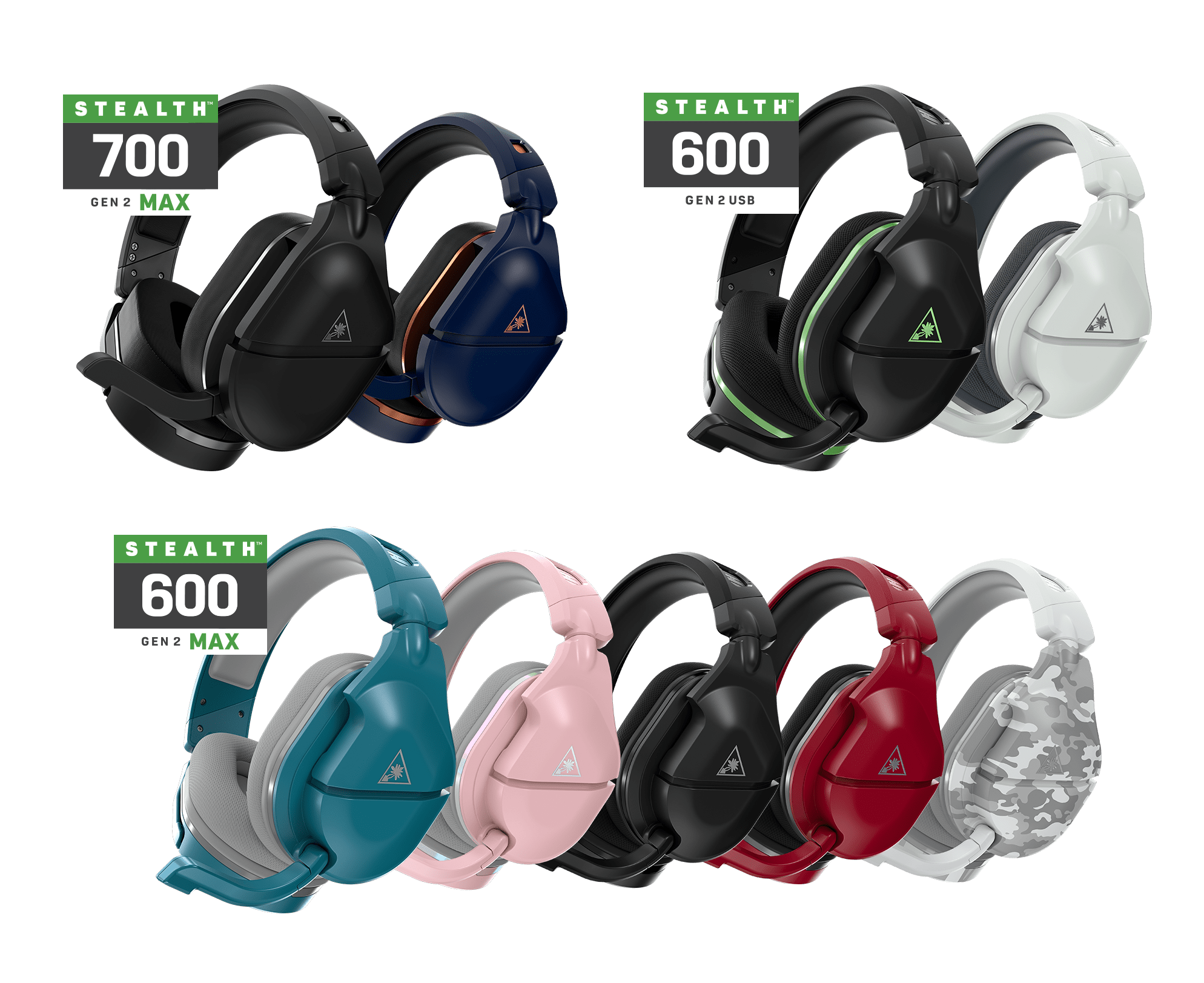 Stealth Gen 2 Wireless Headset Lineup