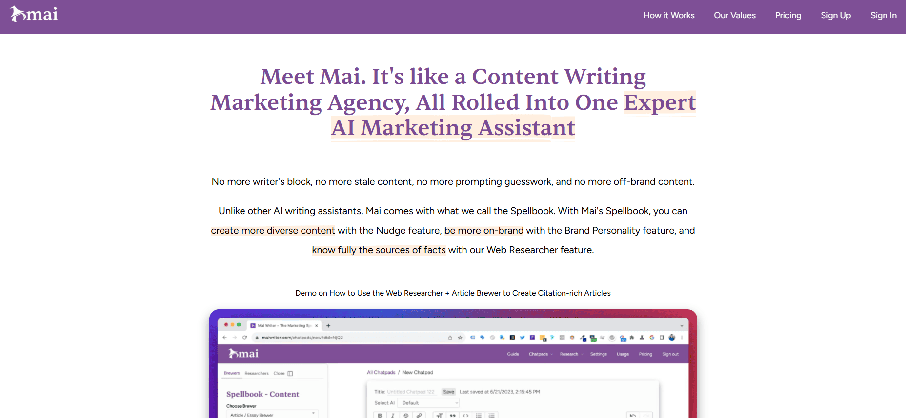 MaiWriter