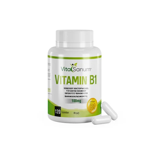 Vitamin B1 - 100mg - 120 Tabletten