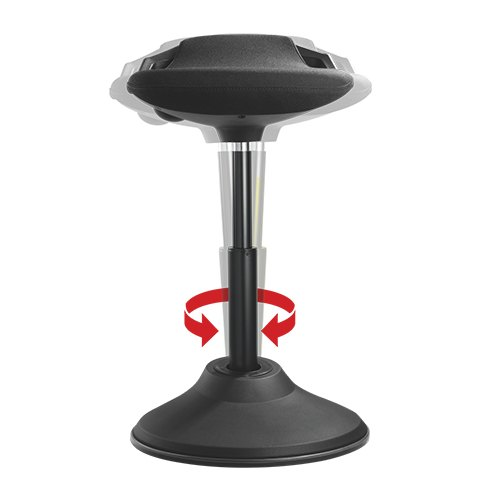 Comfort standing stool for sit stand desk perching
