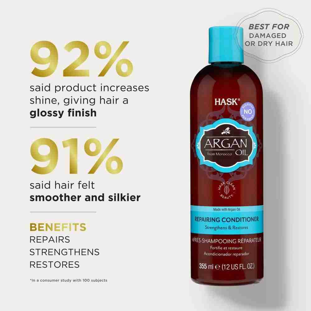 HASK Argan Oil Repairing Conditioner 355mL - Image 4
