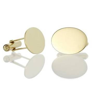 Men's gold cufflinks - Pobjoy Diamonds
