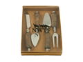 NWTF Set 4 Goat Horn Cheese Knives