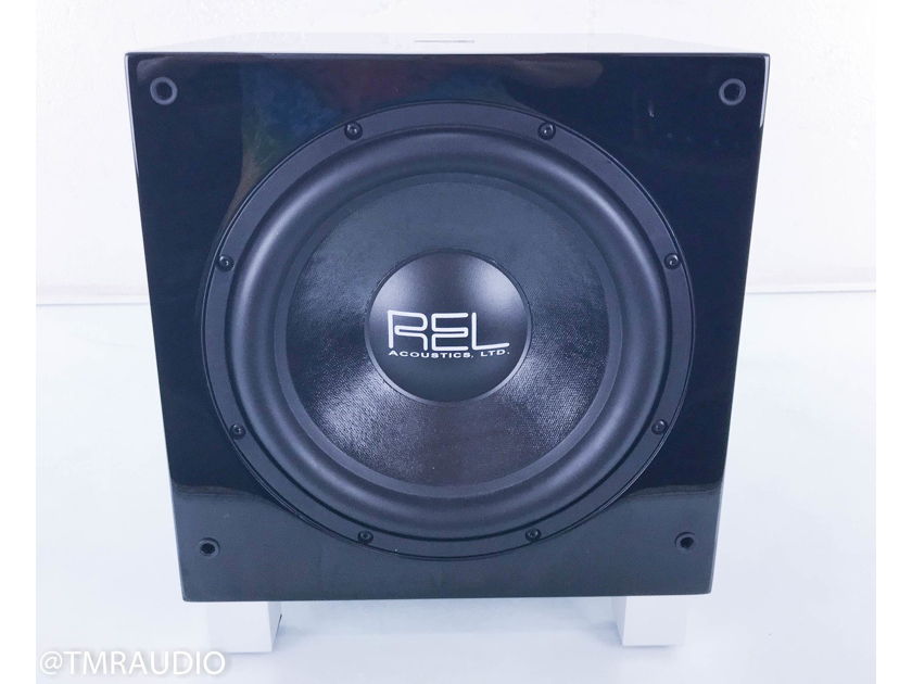 REL T7 Powered 8" Subwoofer Piano Black (14130)