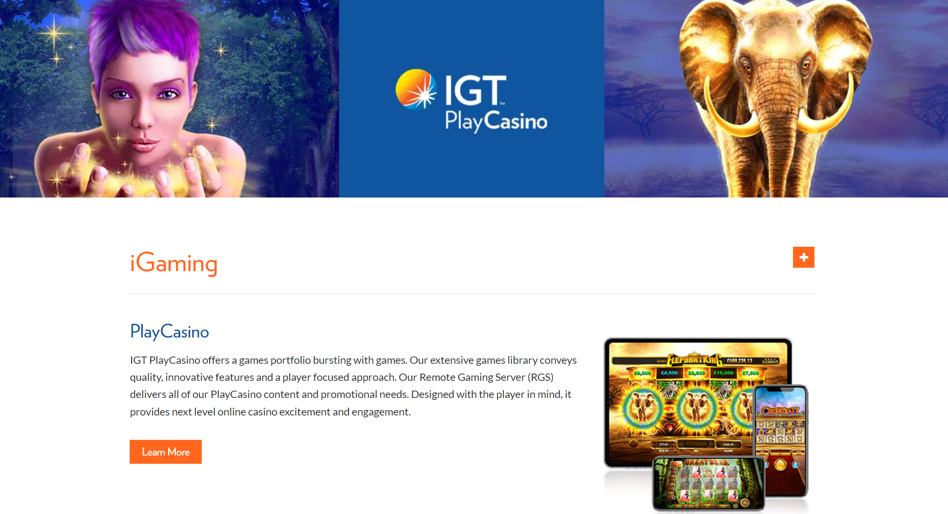 IGT product / service