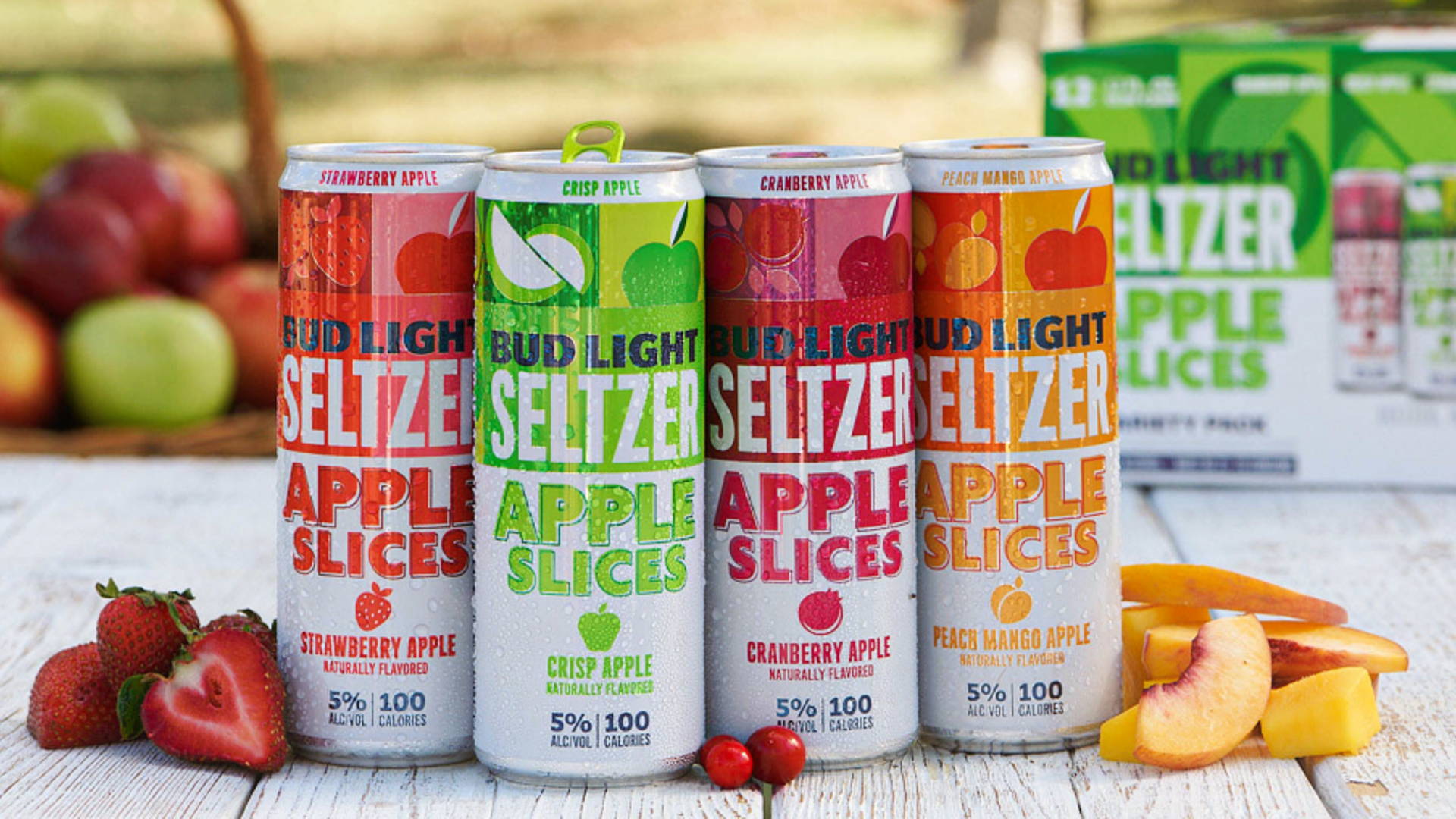 Featured image for Bud Light Seltzer Says The Pumpkinizing OfAll Things Has Gone Too Far, Announces Apple-Flavored Variety Pack