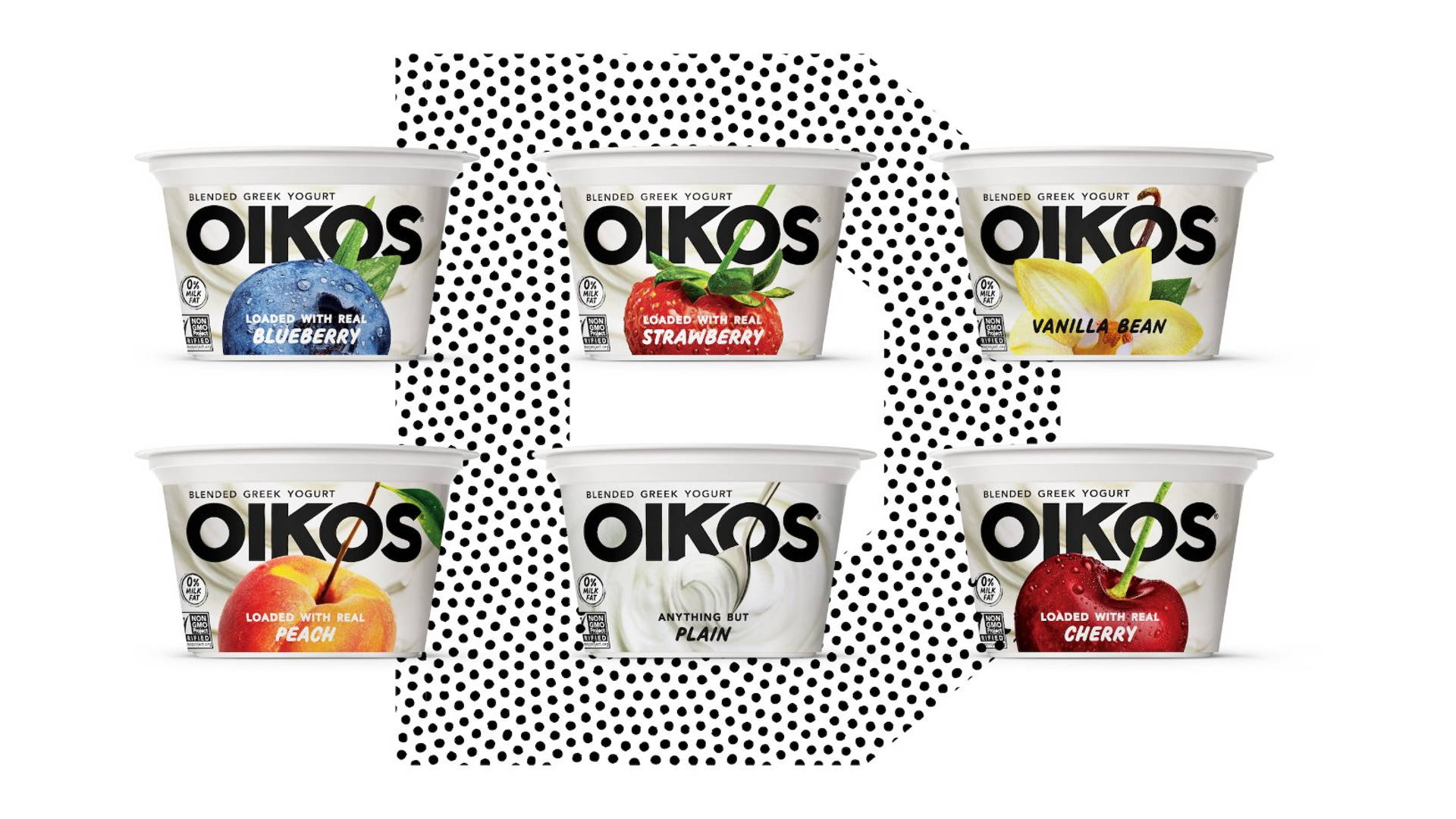Featured image for Feast Your Eyes: Oikos is Energizing the Greek Yogurt Category with their Redesigned Blended Packs
