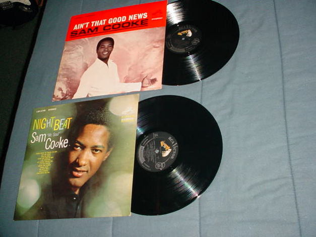 SAM COOKE  - night beat and ain't that good news 2 lp r...