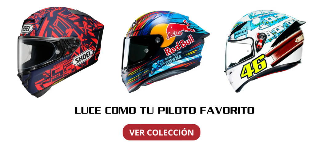 Cascos pilotos Motogp