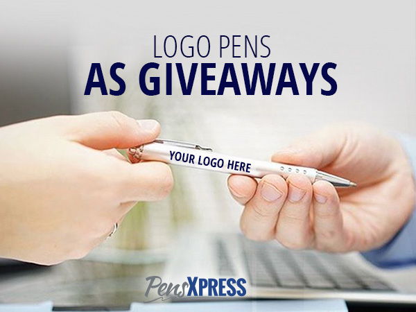 logo pens as giveaways