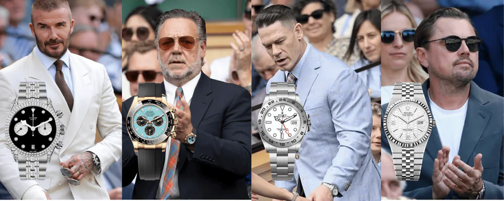 🇬🇧 Wimbledon 2025: Celebrities and the Watches They Chose 🎾⌚ | Chrono 10:10