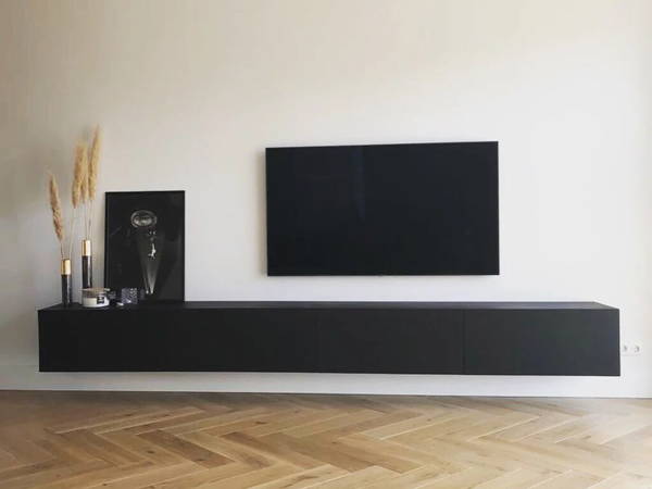 TV-meubels op maat, klantproject Houtenmeubelshop