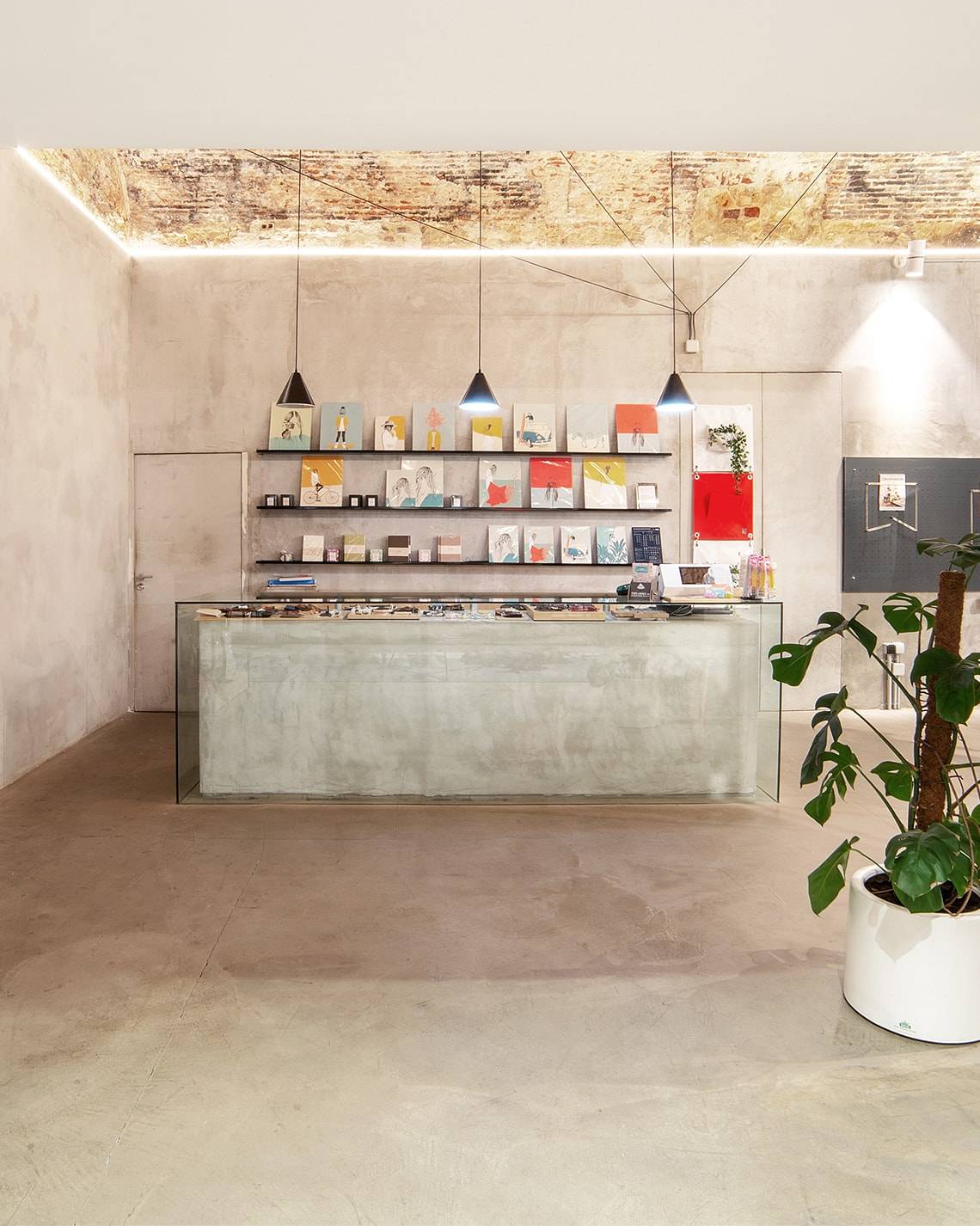 View of the interior at maranathahouston concept store in Chiado Lisboa