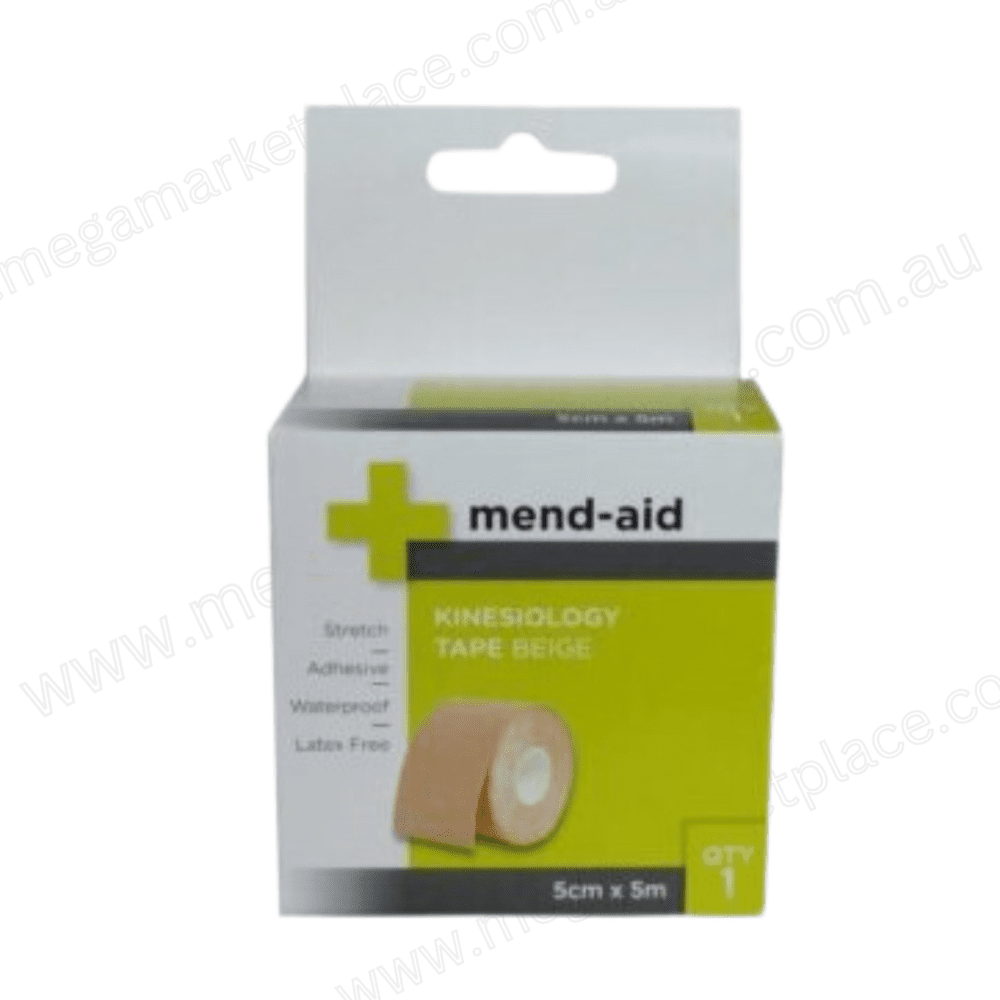 MEND-AID KINESIOLOGY TAPE BEIGE 5CM X5M