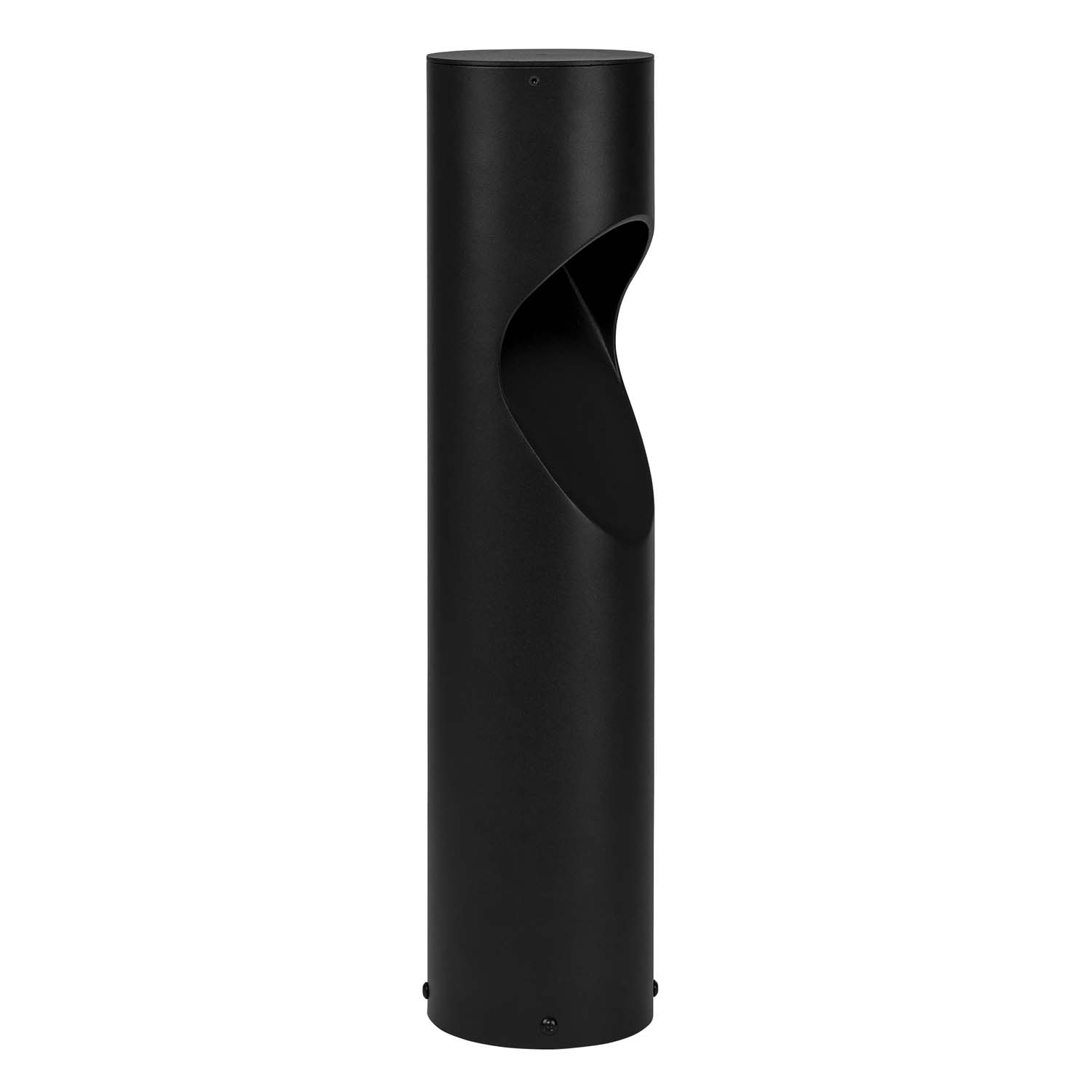 HV1630T-BLK-240V-RND | HV1630T-BLK-24V-RND- Fedor Round Aluminium Black Tri Colour LED Bollard Light