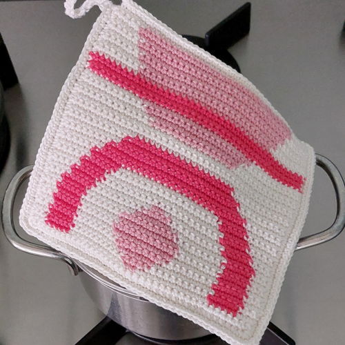 Pot holder Watermelon