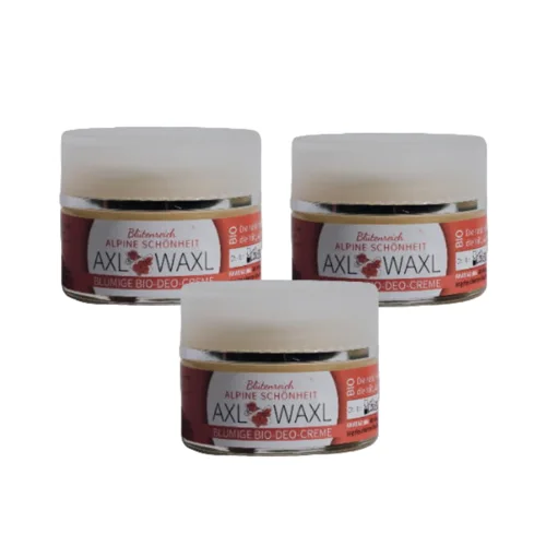 Axl Waxl - Lot De 3 Crèmes Déodorantes Bio - Floral
