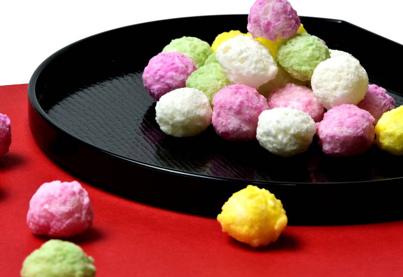 ひな あられ 色