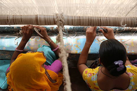 Handwoven Rajasthani Dhurrie