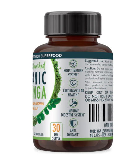 Moringa Leaf Capsules Organic - Image 9