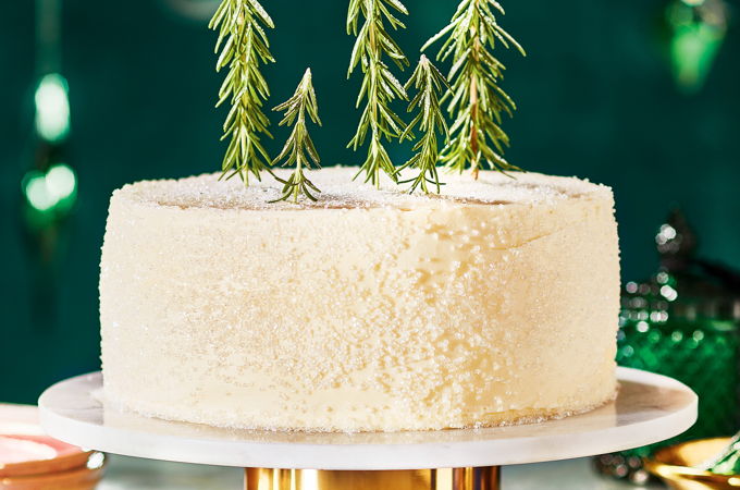 Gâteau étagé à la canneberge