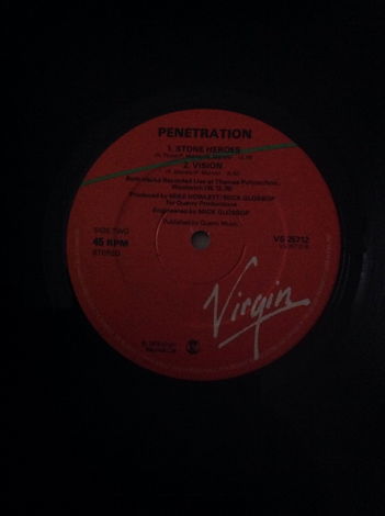 Penetration - Danger Signs Virgin Records U.K.12 Inch E...