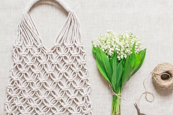 how to make a macrame market net bag