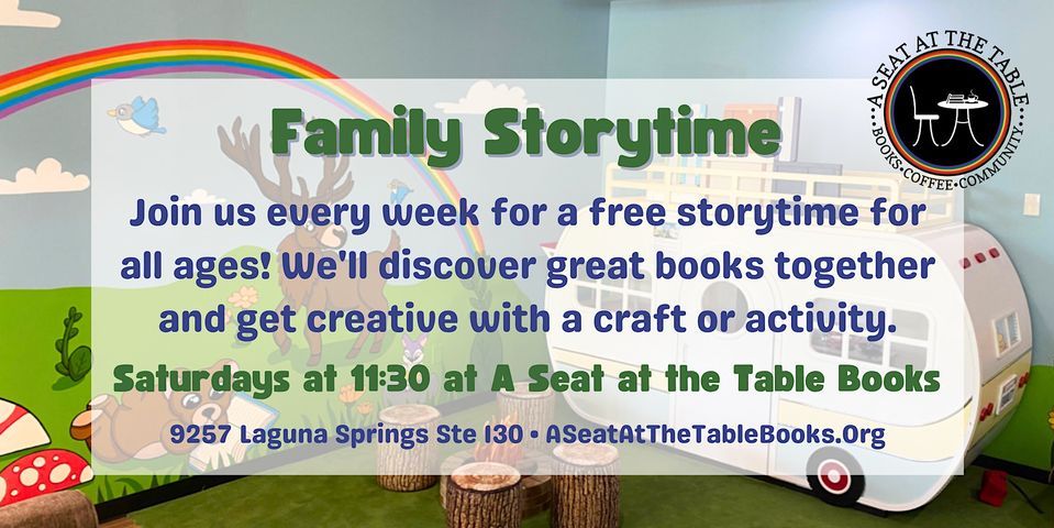 Family Storytime (for all ages and abilities) promotional image