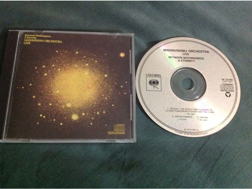 Mahavishnu Orchestra - Between Nothingness And Eternity Not Remastered Columbia Records Compact Disc