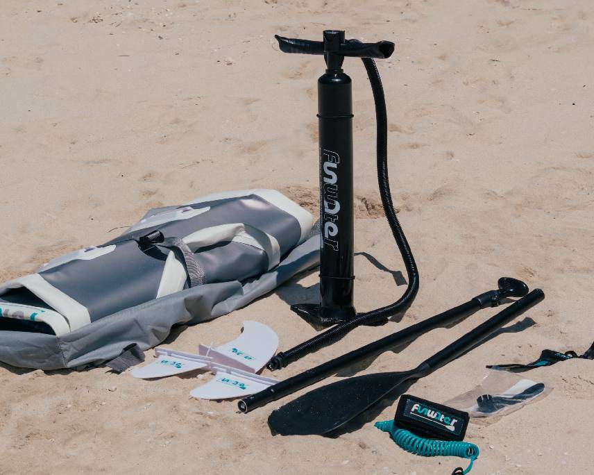 Funwater stand up paddle board pump is cheaper than electric pump in Canada