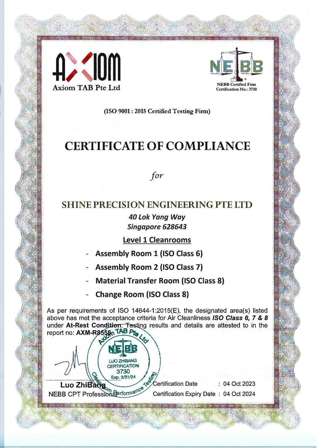 Quality Assurance & Certifications | Shine Precision Engineering
