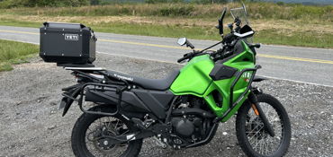 2023 KAWASAKI KLR650 ADVENTURE motorcycle for rent near KING, NC
