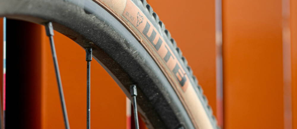 Close up of WTB bicycle tire