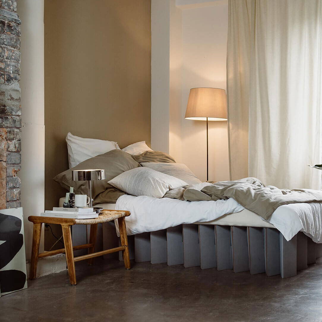 ROOM IN A BOX Bed 2.0 in pebble grey