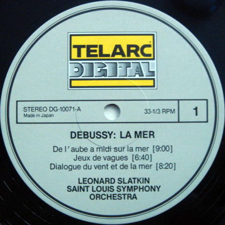 ★Audiophile★ Telarc / SLATKIN, - Debussy La Mer (The Se...