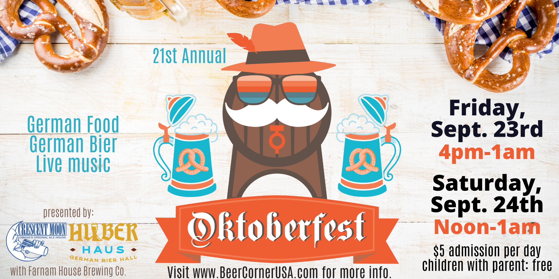 21st Annual Oktoberfest promotional image