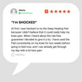 Testimonial from customer Marie