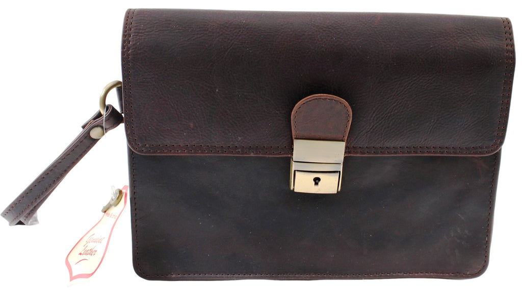 PULL UP LEATHER MEN'S CLUTCH BAG STYLE 51013 - Image 10