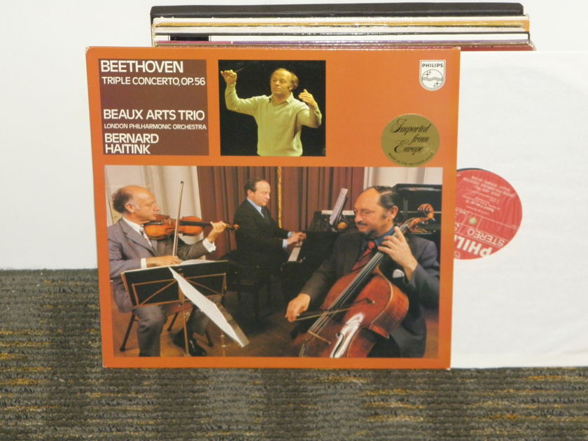 Beaux Arts Trio/Haitink/London Philharmonic - Beethoven "Triple Concerto" Op.56 Philips Import Pressing 9500 302  DELUXE Holland