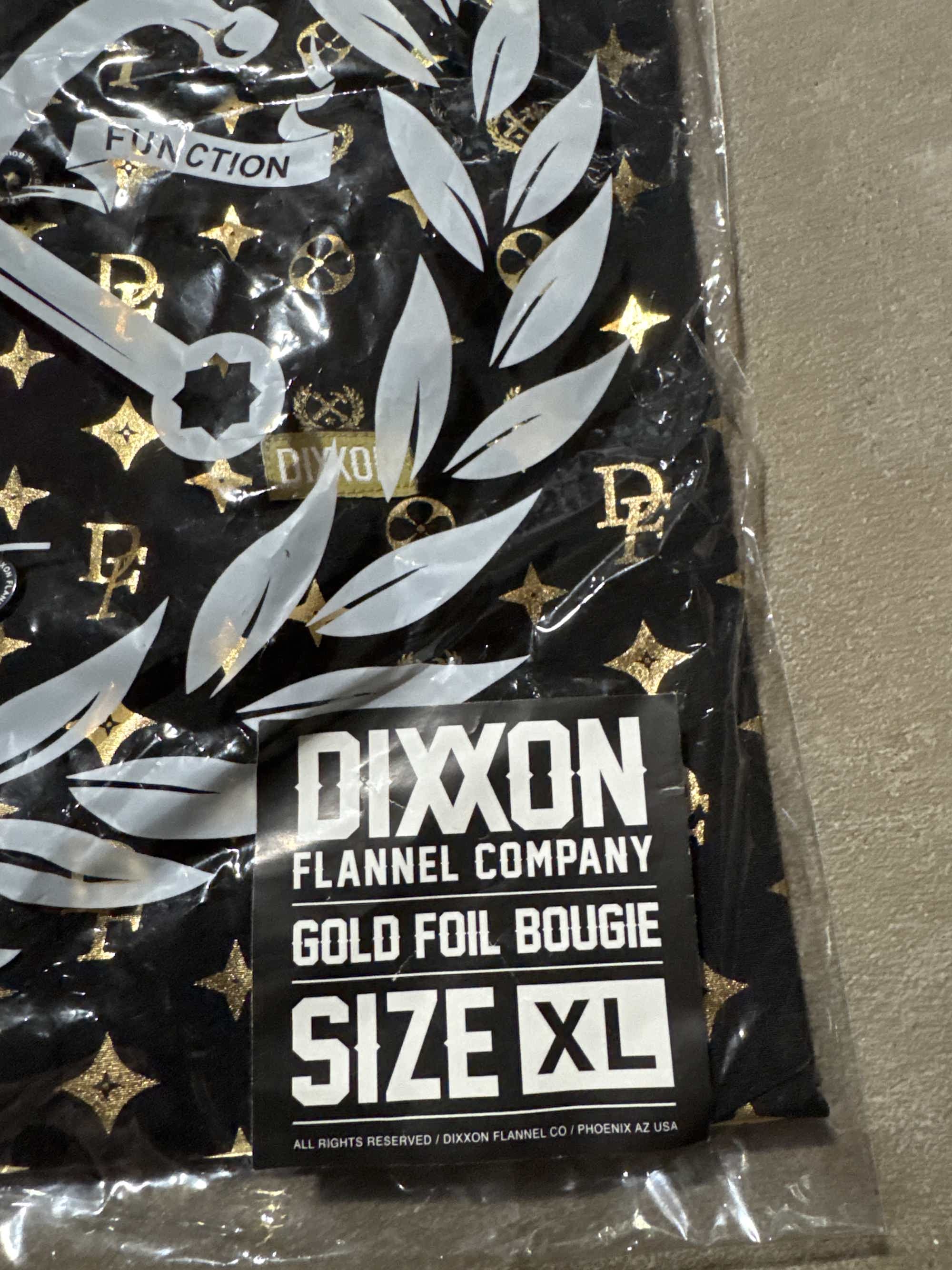 Men's Bougie Party Shirt - Black & Gold