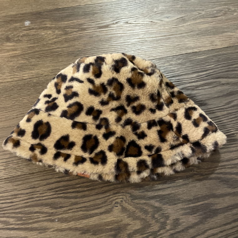 Bucket-Hat Leopard Muster