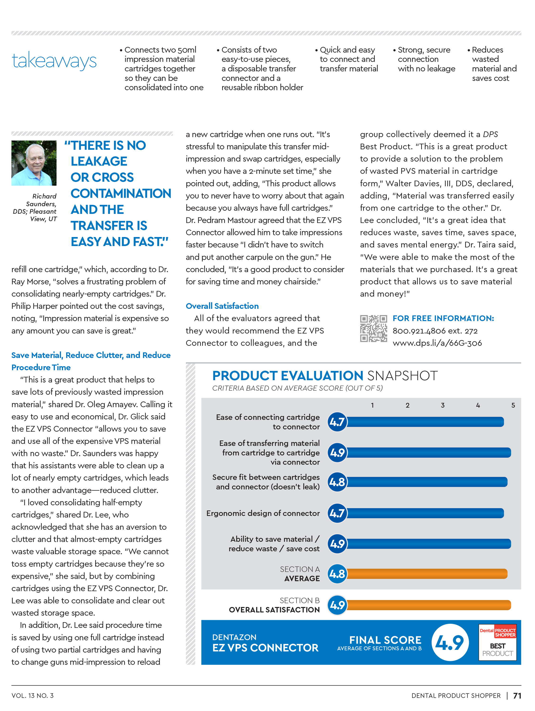 EZ-VPS Connector Product evaluation page 2