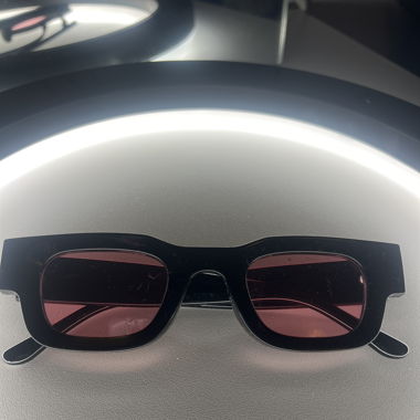 Sonnenbrille Schwarz Pink