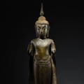 Antique Ayutthaya Bronze Thai Buddha from Thailand