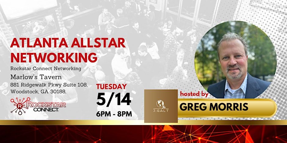 Free Atlanta Allstar Rockstar Connect Networking Event (May) promotional image