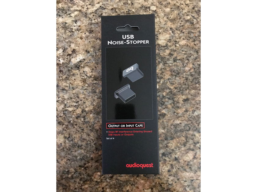 Audioquest USB Noise-Stopper Caps 4 Pack - New