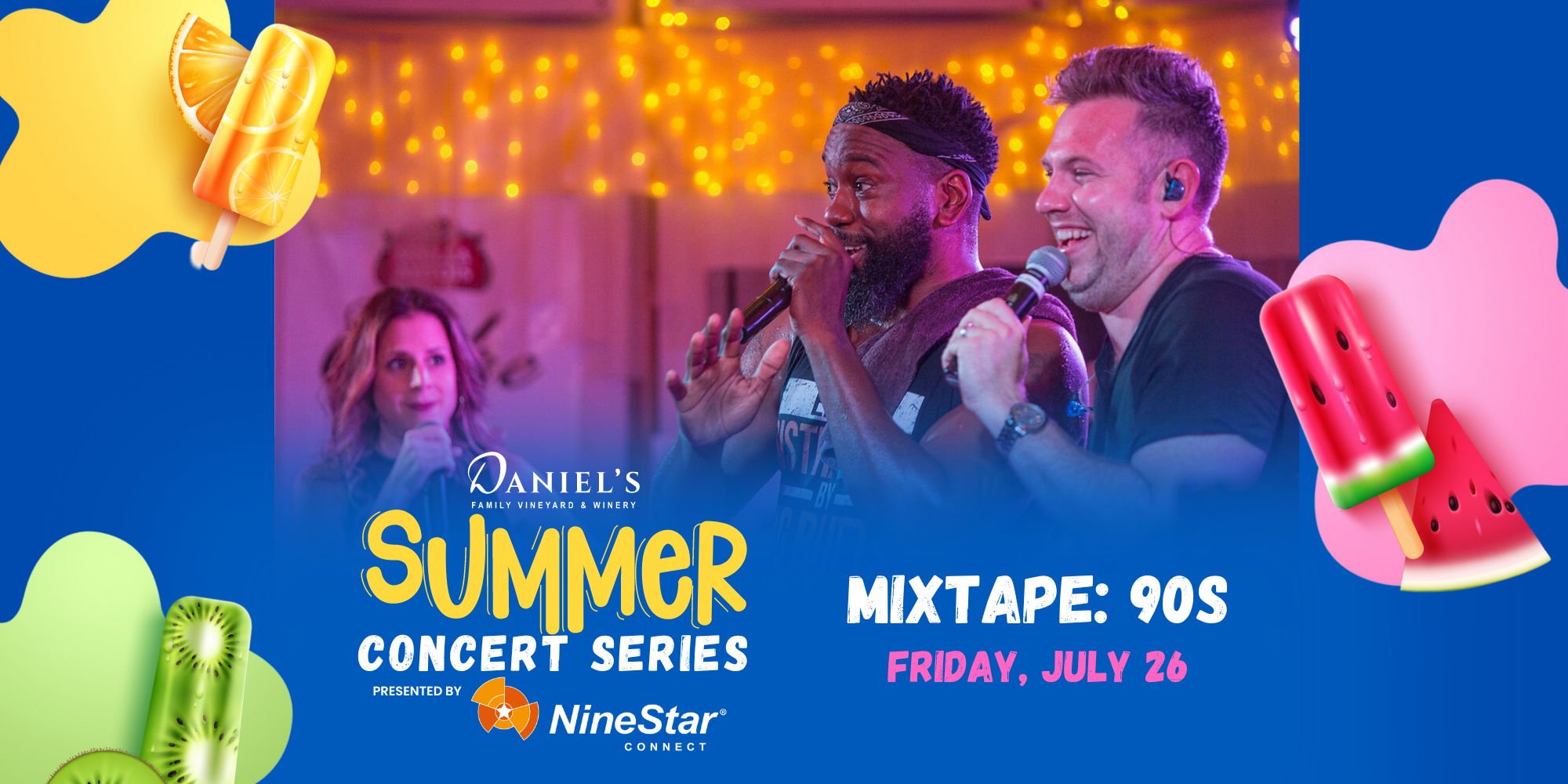 Summer Concert Series at Daniel's Vineyard promotional image