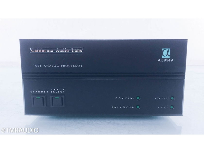 California Audio Labs Alpha Tube DAC D/A Converter; AS-IS (Relay Noise) (14803)
