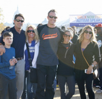 David Zier [center] was an honorary Walk Now for Autism co-chair.