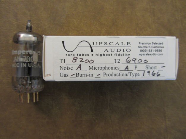 Amperex  7308/6922 Gold Grade  Cryo Treated 1966 Vintag...